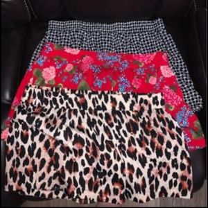 Women’s Polyester Elastic Waist Shorts